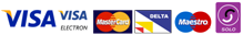 We accept Credit and Debit Cards